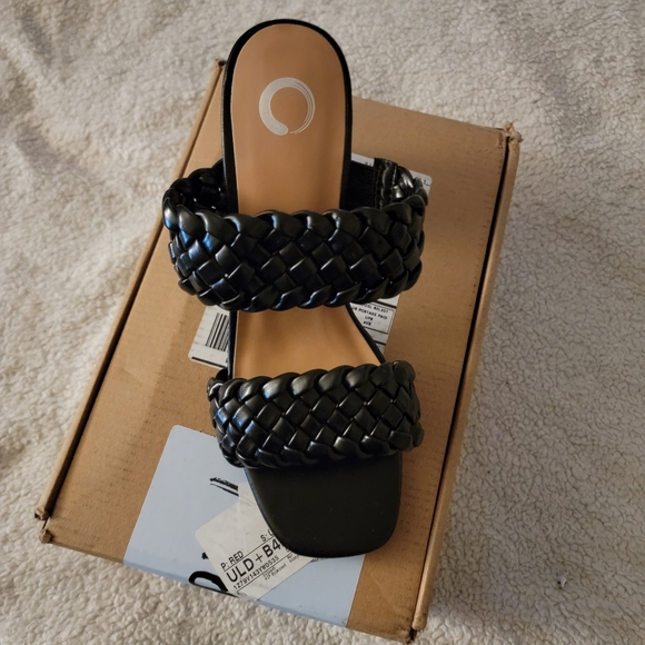 NWT Jouney and Crew Woven Heeled Sandals size 9.5 - Picture 4 of 6